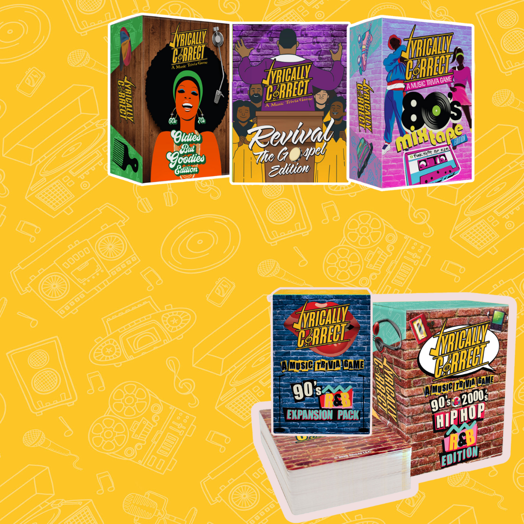 Trivia Game Question Collection Featuring Yricially Correct Editions and Expansion Packs for Music Lovers